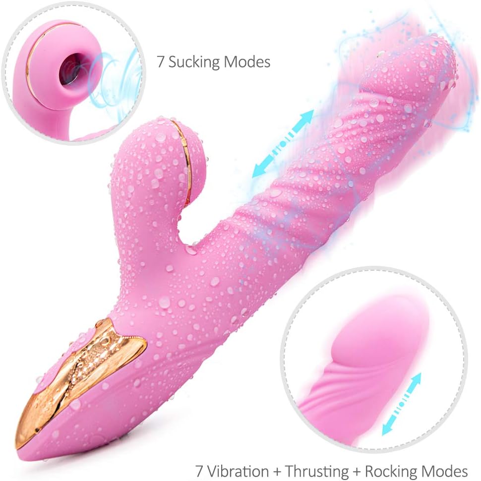 7 Suction Clitorial Sucking Toys for Women with Tongue Vibrantor Bullet for Women Six Toy for Woman Suck Cordless Massger Toys for Female, USB Rechargeable t-Shirt