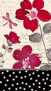 Cypress Home Floral Symphony Paper Guest Towel, Set of 15-8 x 1 x 5 Inches