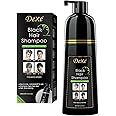 Vedora Instant Black Hair Shampoo 400ml - Semi-Permanent DeXe black Hair Dye shampoo for Natural Hair, Lasts 30 Days, Fast Acting Formula for Men & Women