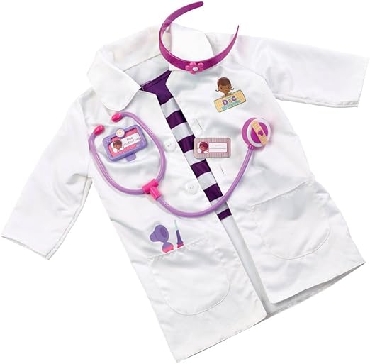 doc mcstuffins toy hospital doctor's dress up set