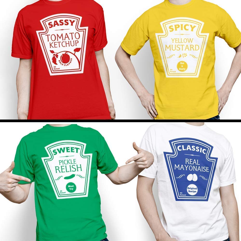 Ketchup Mustard Relish Mayo Halloween Costume For Friends