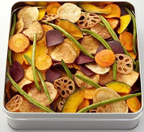 Amazon 兵庫のうまいもん 神戸ヨコノ 日本の野菜チップス 極 300ｇ入り 缶 神戸乾物本舗 豆力 開発品 乾燥野菜 通販