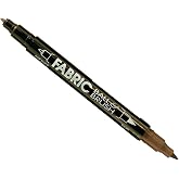 Uchida Ball &amp; Brush Fabric Marker - Brown
