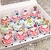 Set of 48 Pieces Peppa Pig Cupcake Topper, Peppa Pig Theme Party Decorative Cupcake Topper For Sweet Heart Birthday Party