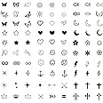 Tiny Temporary Tattoos - Trendy Realistic Long Lasting Waterproof Hand and Finger Tattoos - Black and White Fine Line Mini Tattoos for Women and Men