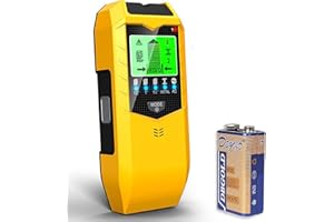 MICLSRS Stud Finders & Scanners for Wall Wood AC Live Wire Metal Studs Detection, 5 in 1 Electronic Stud Detector with Smart Sensor, Large HD LCD Display, Audio Alarm