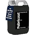 Fabricoat - Fabric Paint for Furniture - 85 oz / 2.5L Black - Restore or Change the Color of Couches, Chairs, Upholstery, Soft Furnishings, Car Interiors, Clothing, & Footwear