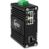 Industrial Gigabit 30W Fiber Media Converter IEEE802.3af/at Switch | 2 10/100/1000Base-T RJ45 ports with 100/1000M Auto Adaptive SFP Slot, 30W Mode B, 90W Mode AB