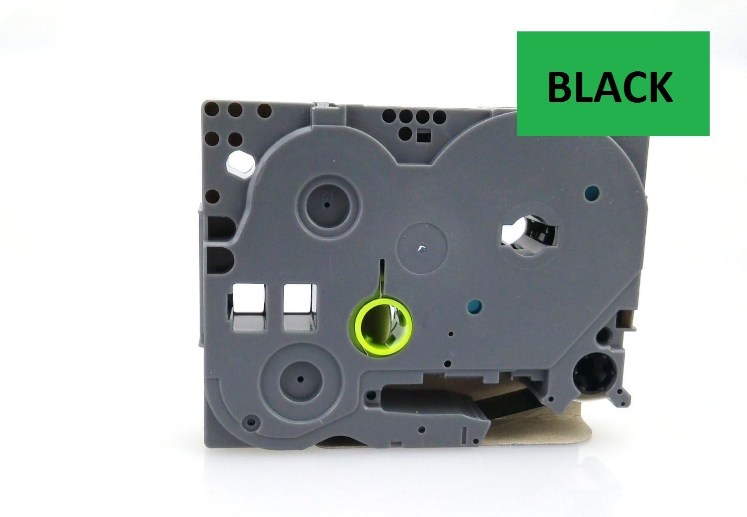 24mm Width Laminated Label Tape for Brother P-Touch PT-1000. Black ON Green. 8m in Length. TZe-751. See Description for List of Compatible Printers. TZ-751