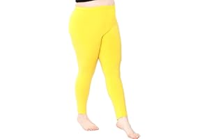 STRETCH IS COMFORT Oh So Soft Women's Plus Size Knee Length and Full Length Leggings | X-Large - 7X