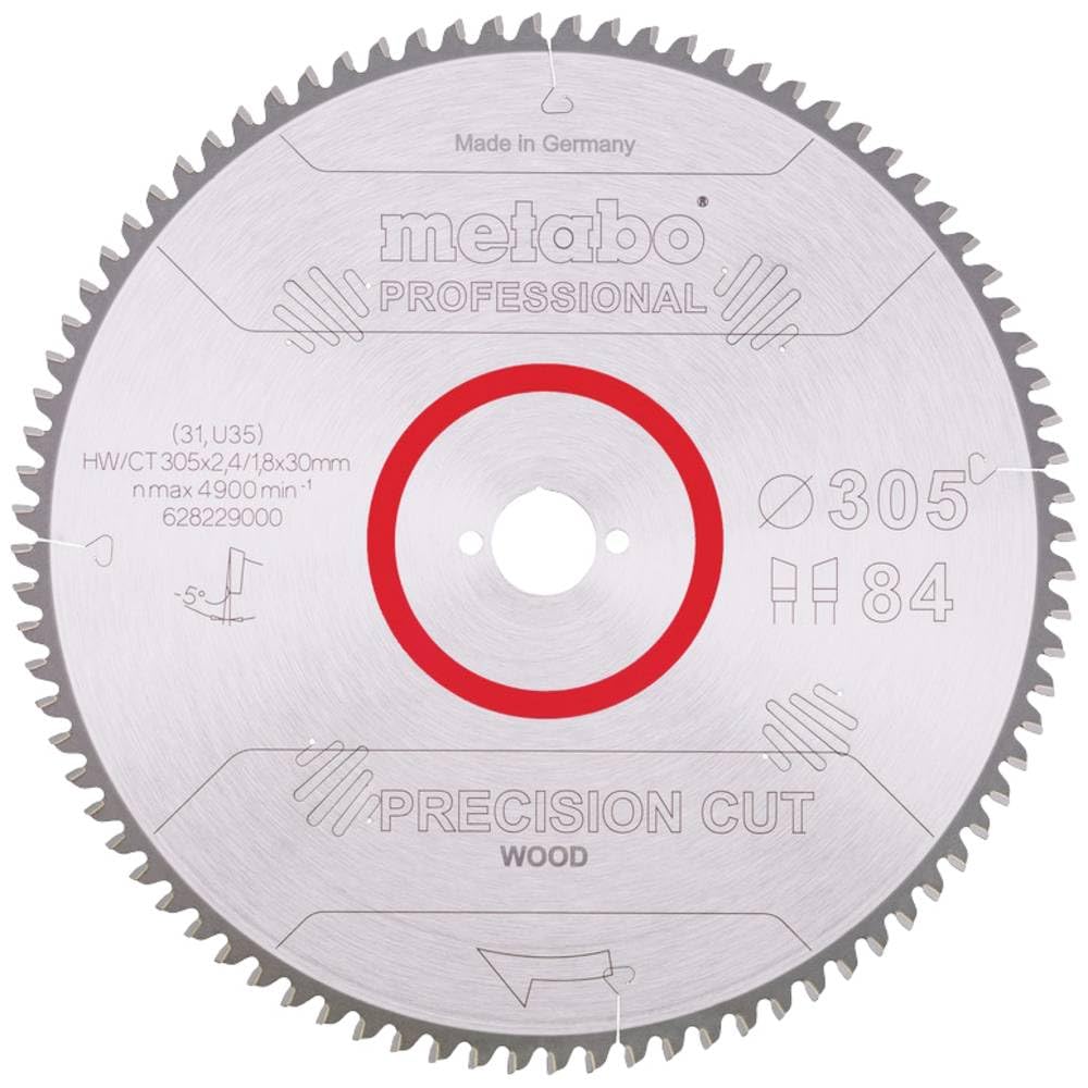Hoja de Sierra "Precision Cut Wood - Professional", 305x30, D84 DI 5° neg. (628229000)