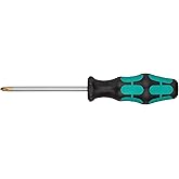 WERA 05008720003 Kraftform Plus 350 PH Phillips Screwdriver, Lasertip, PH 2 Head, 4-Inch Blade Length