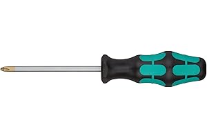 Wera 05008720001 Kraftform Plus 350 PH Phillips Screwdriver, Lasertip, PH 2 Head, 4" Blade Length