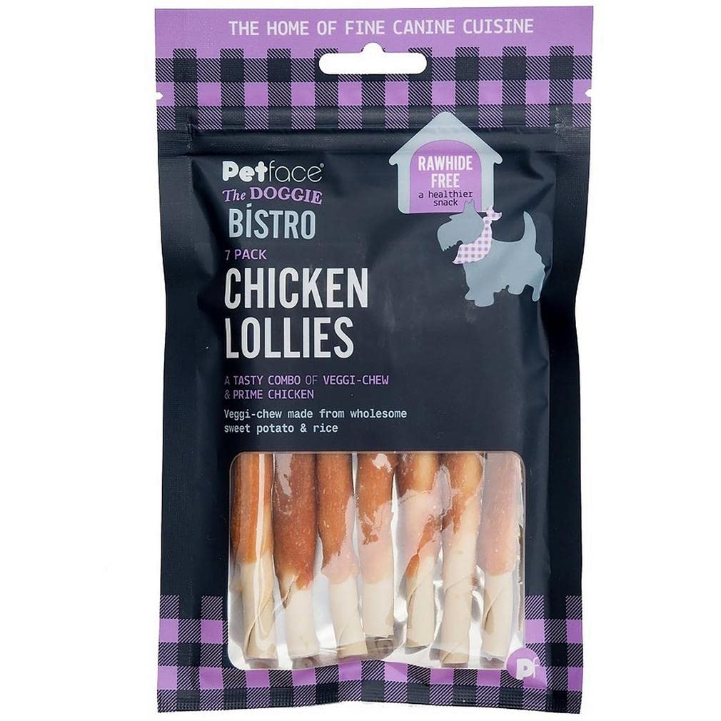 Petface The Doggie Bistro Chicken Lollies, Pack of 7