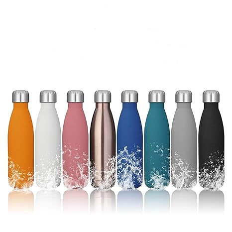 KING DO WAY Thermobecher Doppelwandige Edelstahl Trinkflasche Sportflasche 8 Farbe Wasserflasche Camping Reisebecher Haelt Ge