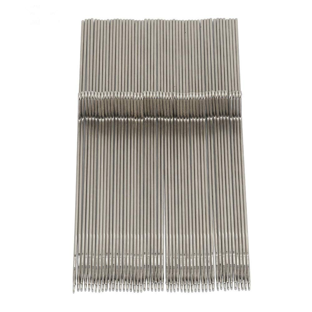 Photo 1 of Knitting Machine Needles, 50pcs Steel Needle Set for Fabric Sewing and DIY Craft Projects, Compatible with KH868 KH821 KH831 KH851 for Knitters and Home Crafters