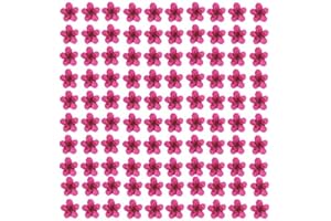 YUNZHI Pressed Flower for Resin Small Plum Blossom Narcissus, Dried Flower, Real Flower, Nail Flower Material, Glue Drop, Mobile Phone case, Hand Made 100pcs/pack (Peach Red)