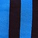 TrendsBlue Premium Soft Knit Striped Scarf, Blue & Black