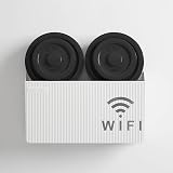 Jomewory Wifi Router Storage Box Wall Mount Decorative Cable Organizer Hider view 6