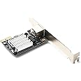 2.5GBase-T PCIe Network Adapter RTL8125B 2500/1000/100Mbps PCI Express Gigabit Ethernet Card RJ45 LAN Controller Support PXE for CasaOS/Windows/Linux/MAC with Low Profile