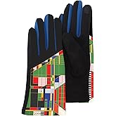 RainCaper Frank Lloyd Wright Women's Texting Gloves Warm Touch Screen Gloves All-season Travel, Museum & Fashion Gloves (Hillside Curtain)
