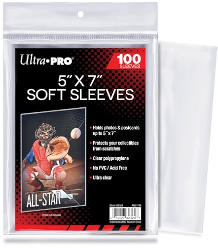 Amazon.com: Rayvol Jumbo Card Sleeves Size XL:5.7 x 7.9 Inch
