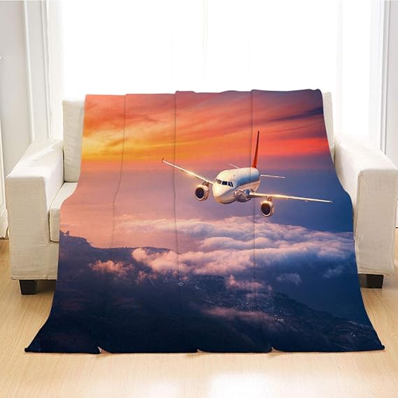 Amazon.com: Airplane Soft Throw Blanket, Weighted Blanket Passenger