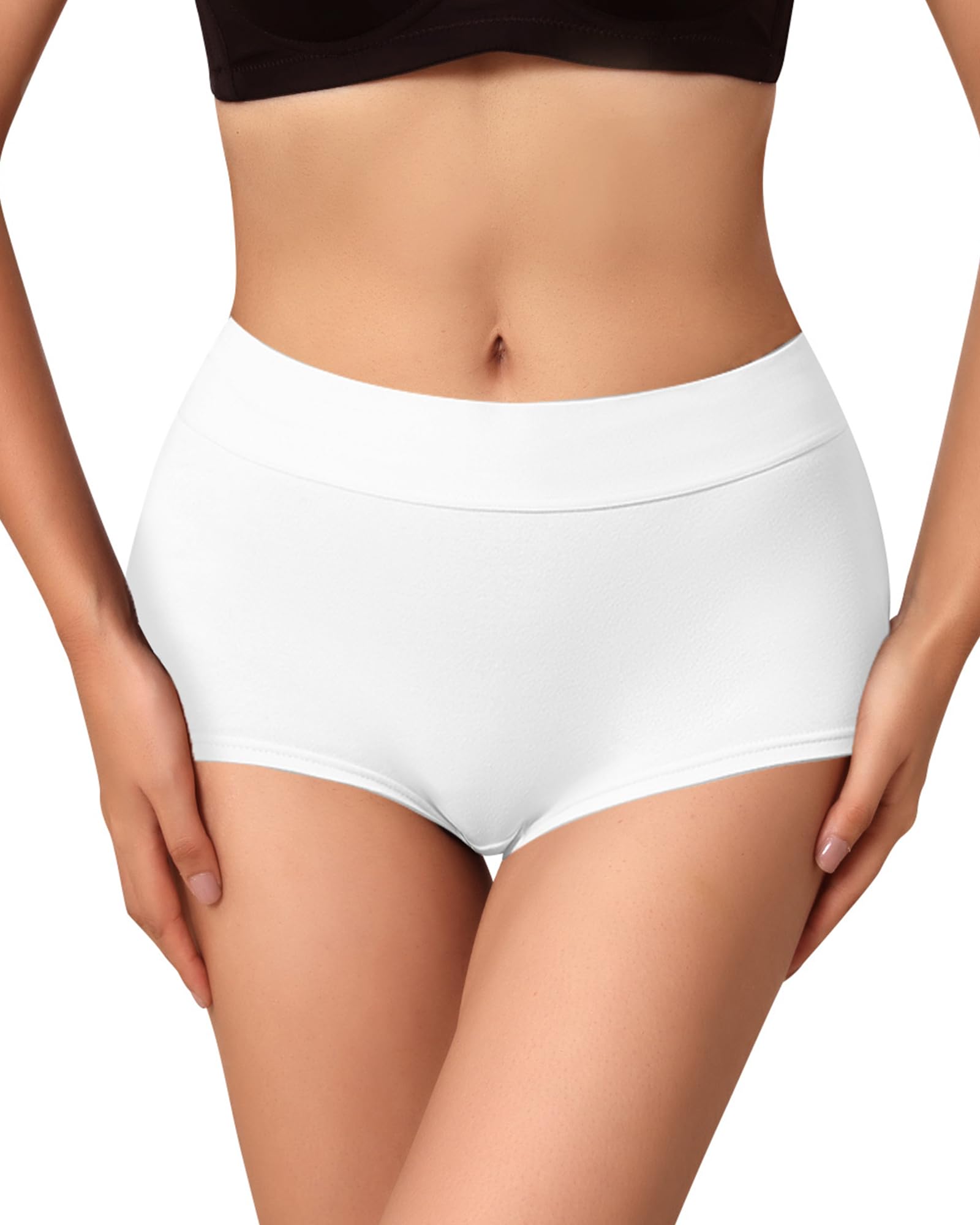 Photo 1 of Banamic Women Boyshort Underwear Seamless Boy Shorts Soft Stretch Boxer Briefs