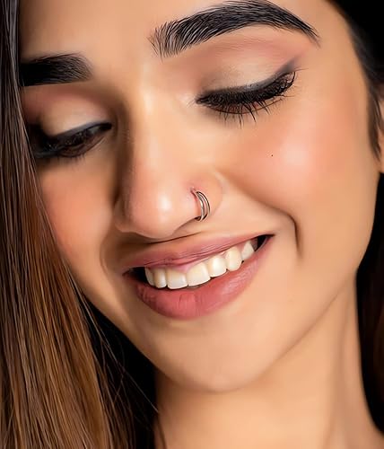 Incaton 20G Stainless Steel Nose Rings for Women Nose Rings Hoops