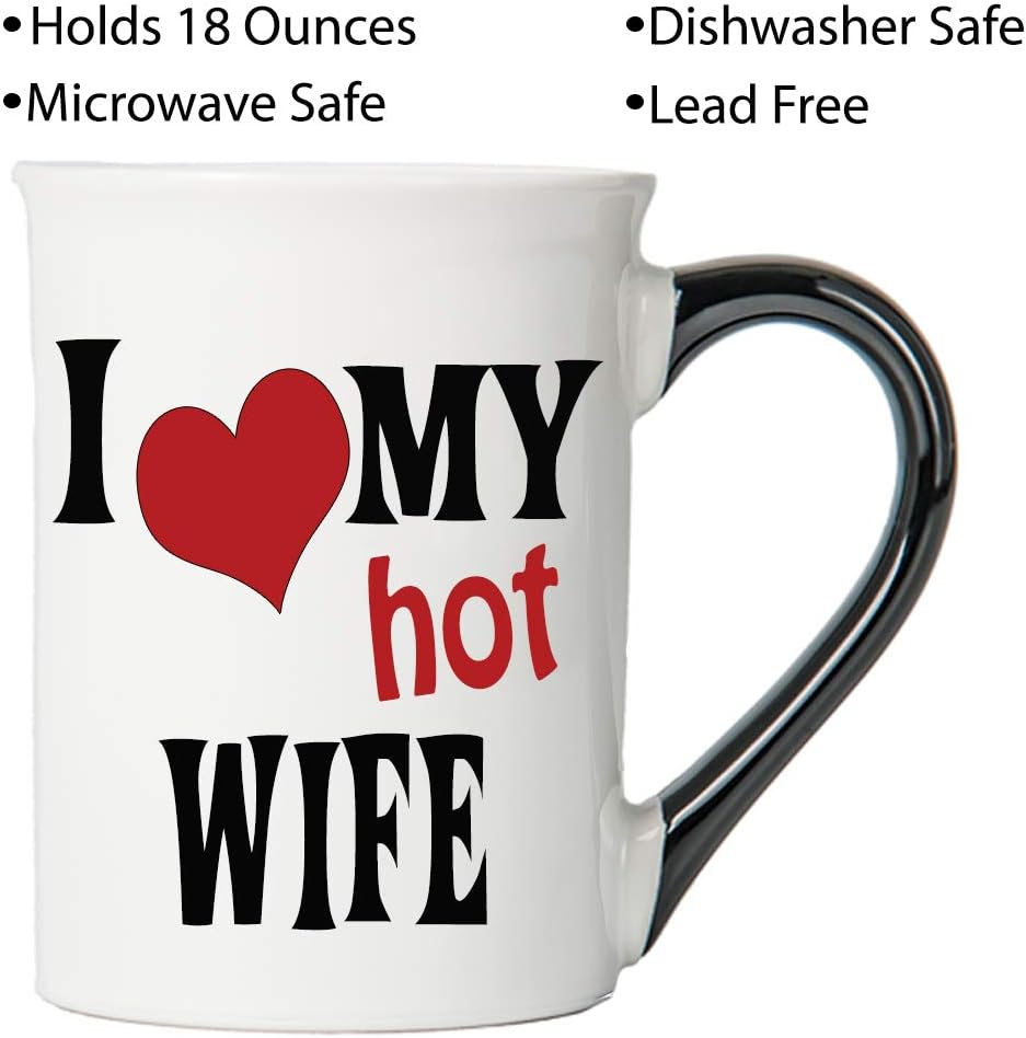 i love my wife mug