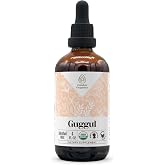 Guggul USDA Organic Alcohol-Free Extract | Dietary Supplement, High-Potency Tincture | Natural Certified Organic Guggul (Commiphora Mukul) Dried Gum (4 oz)