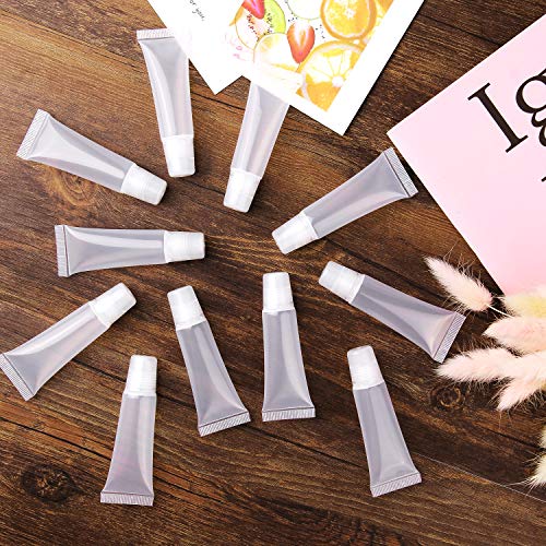 50Pcs 8ml Empty Lip Gloss Tubes Empty Lip Balm Tubes for DIY Lip Gloss Balm Cosmetic by HRLORKC - Thumbnail 4