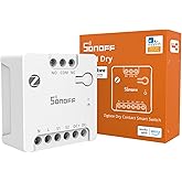 SONOFF MINI-ZBD Zigbee 3.0 Dry Contact Relay, AC/DC Input, Works with Zigbee Hubs, Alexa &amp; Google Home, for Smart Garage Door Controller, Boilers, DC Motors &amp; Solenoid Valves