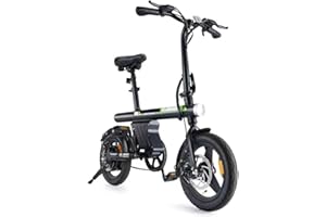2026 Electric Bike for Adults 500W Motor 18 mph Foldable E-Bikes 14" Adult Electric Bicycles with Smart Uphill 36V 7.8AH Batt