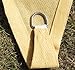 San Diego Sail Shades 10'x10'x14' Right Triangle (Sandy Beach) - Heavy Duty 205gsm Commercial Grade Shade Sail