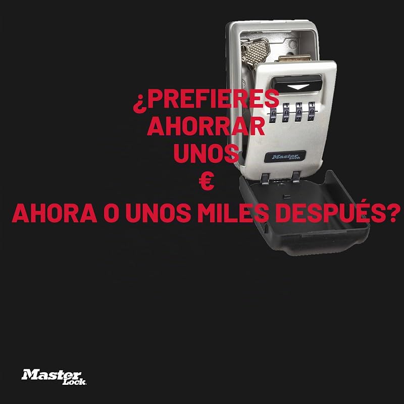 Cofre com chave retroiluminado [Médio] [Montagem de parede] - 5425EURD - Cofre de segurança, retroiluminado + Montagem na parede