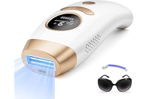 Aopvui Laser Hair Removal Device for Women and Men, IPL Permanent Hair Remover 999900 Flashes for Arm Leg Back Whole Body Use