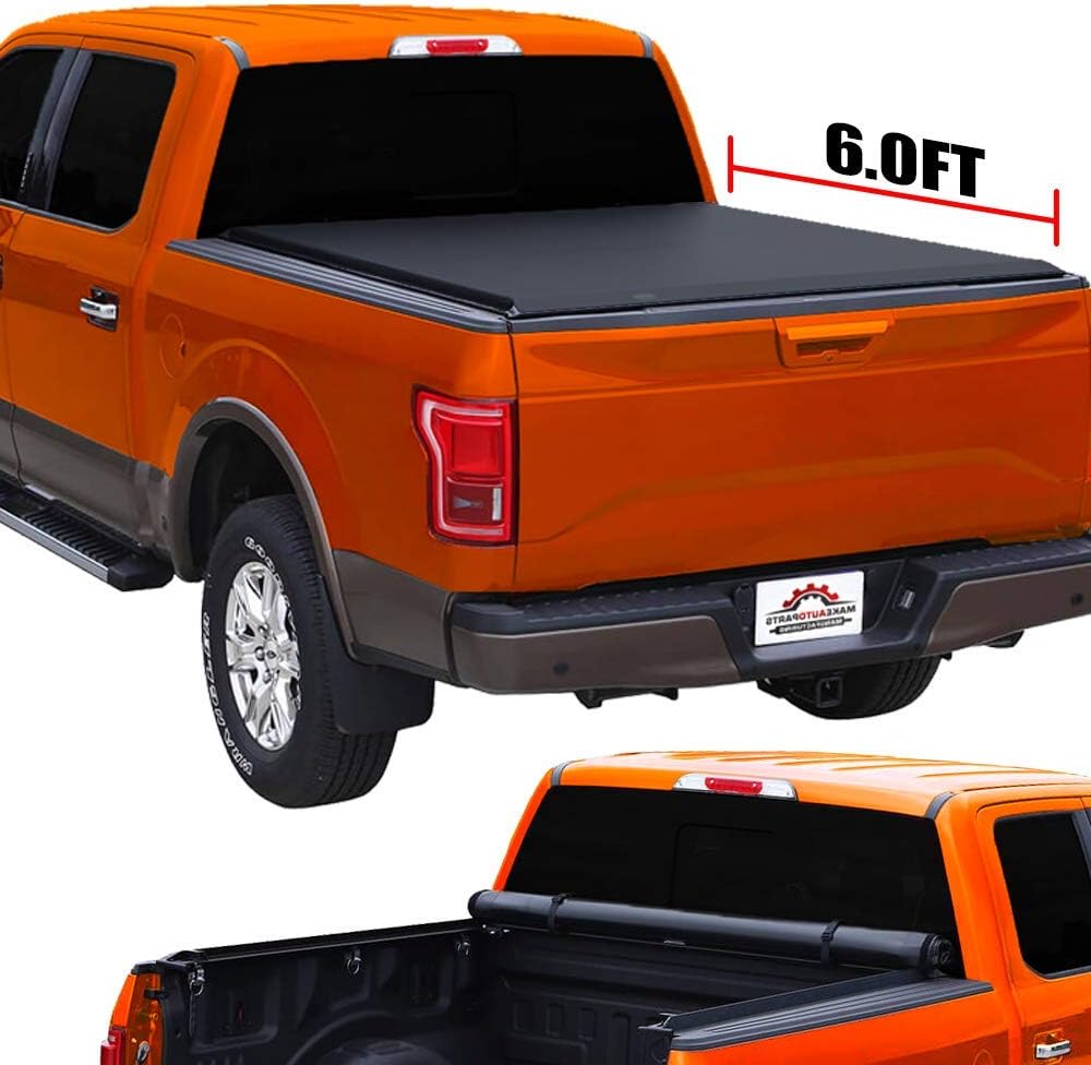 Prime Choice Auto Parts Tc403342 Tri Fold Soft Tonneau Cover