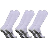 LingTu Soccer Socks 3/12 Pairs Team-Sport Knee High Breathable Football Socks for Men Youth Kids Boys