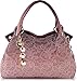 Tinksky Classic Fashion Tote Handbag Leather Shoulder Bag Perfect Large Tote Ls1193 (pink)