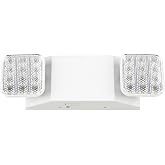 Sunco LED Emergency Light for Businesses 90 Minute Backup Battery, 1 Pack | 120-277V, Hardwired, Wall Mount, Fire Resistant, Emergency Power Outage Safety Lighting For Commercial Businesses, Offices