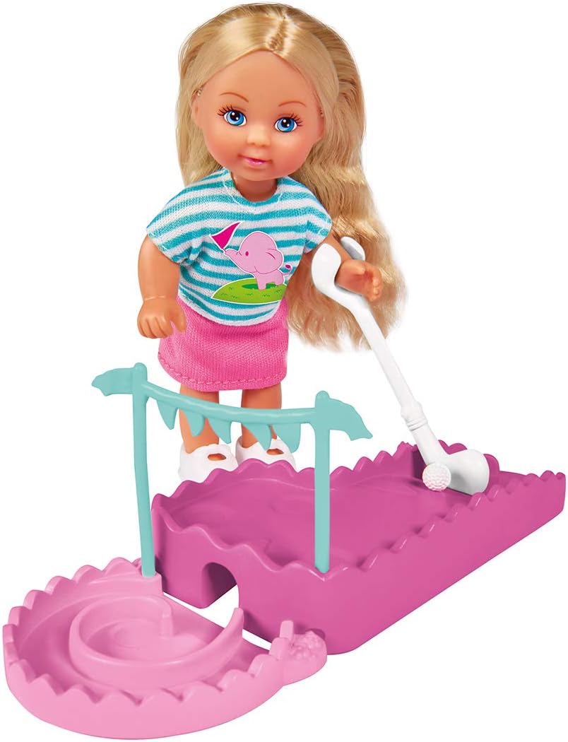 Simba Love Mini Golf Doll in a Cute Summer Outfit with Mini Golf Course, Bats and Balls, Multicolored - Image 3