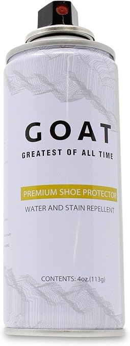Amazon プレミアムシューズプロテクタースプレー 靴用汚れと撥水加工 防水スプレーでレザー スエード キャンバス ホワイトスニーカーなどを保護 Goat Shield キット