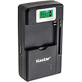 Kastar Intelligent Mini Travel Charger (with High Speed Portable USB Charge Function) for PDA Camera Li-ion Battery Digital C