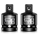 KAIFNT Impact-Adapter-Set – 5-teilig, Chrom-Moly-Stahl, Niedriges Profil Für Enge Räume, Für Schlagschrauber & Ratschen