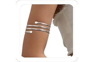 SANDOO Minimalist Gold Arm Bracelet - Layered Armband Armlet Jewelry