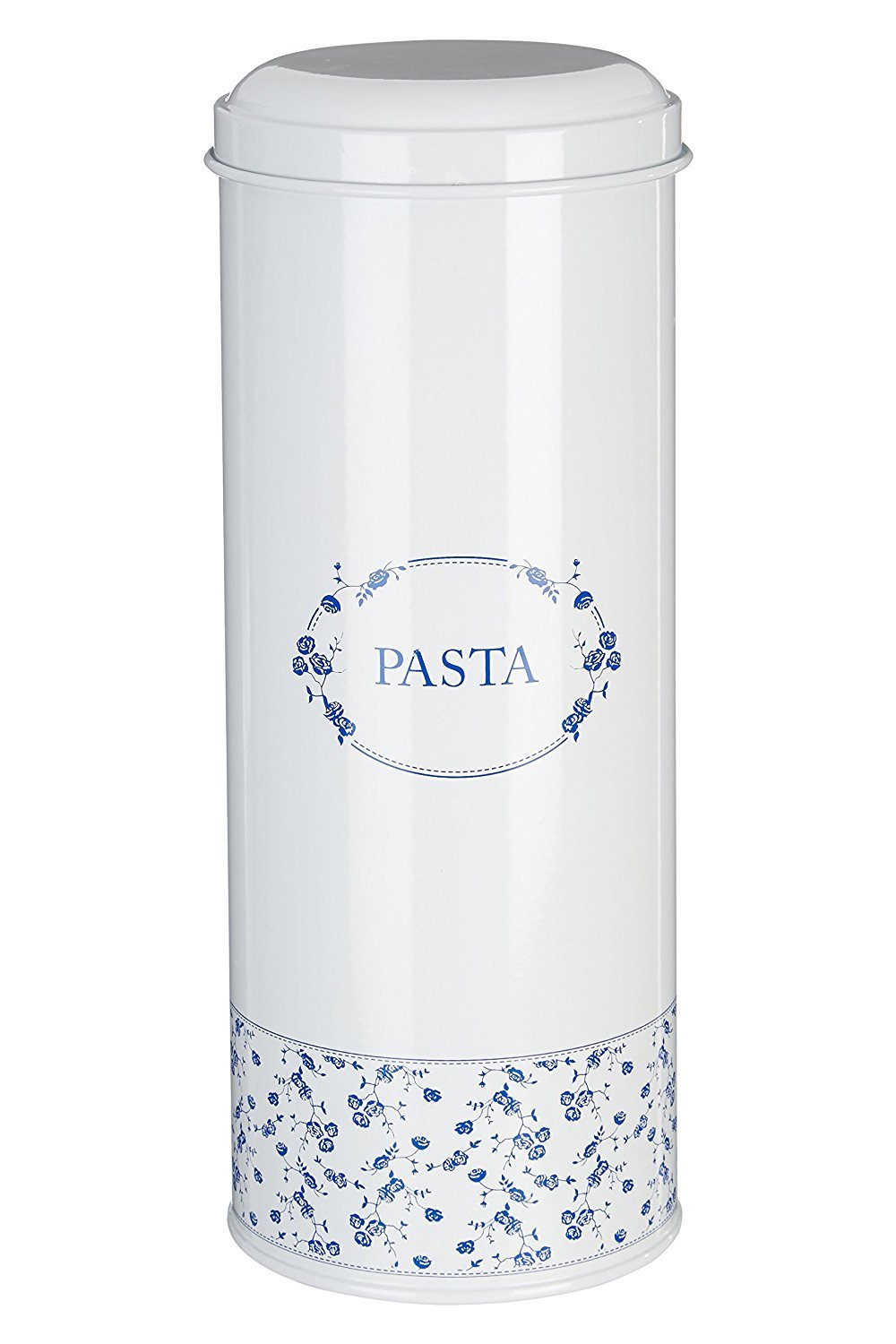 Premier Housewares Rose Pasta Canister - Blue