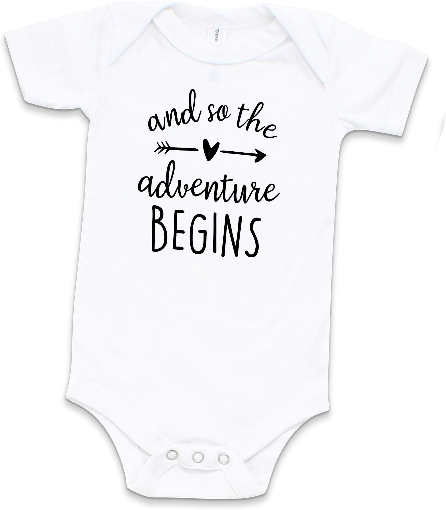 Cozy Bear Boutique And So The Adventure Begins Newborn Baby Bodysuit Pregnancy Announcement