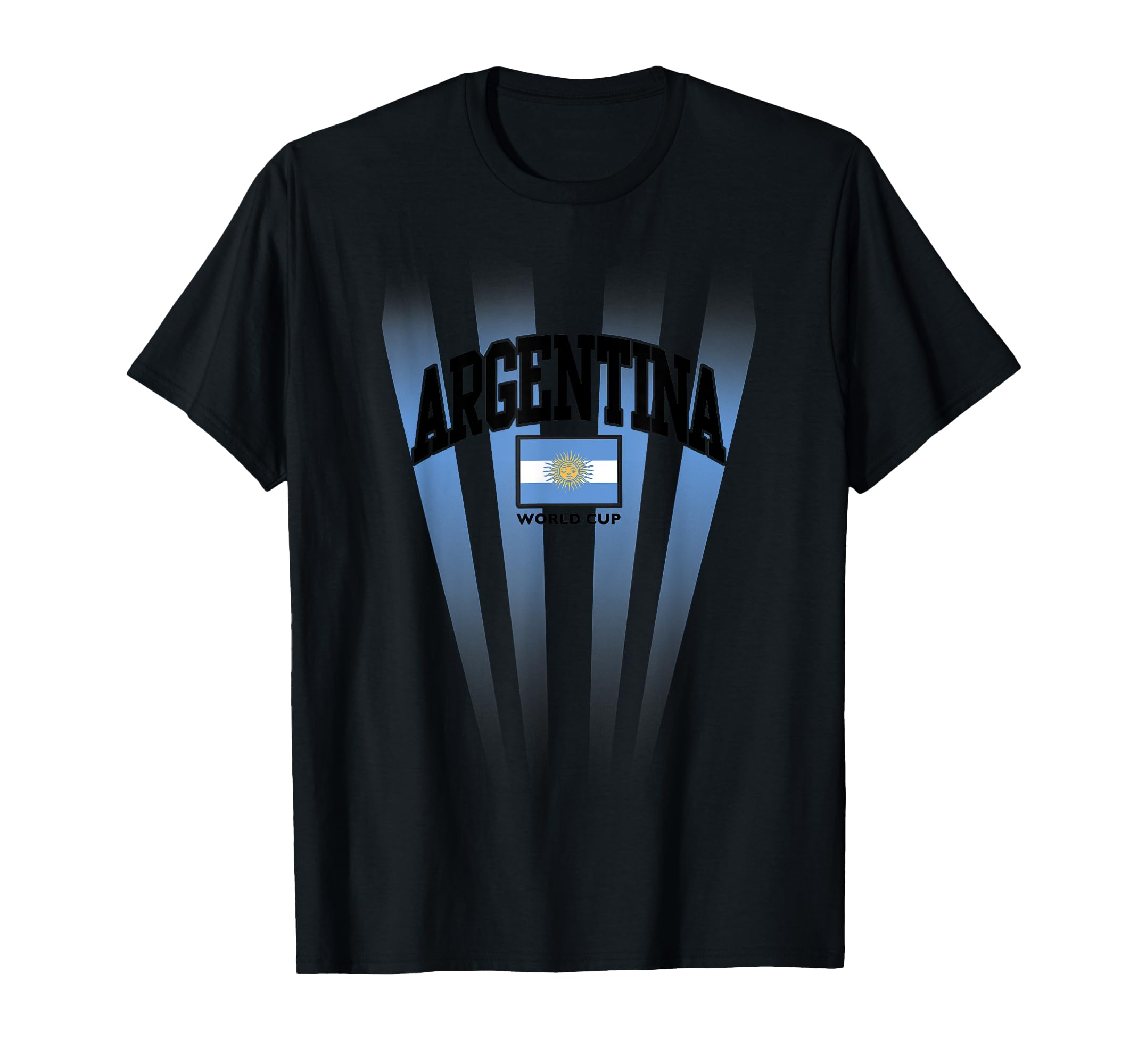 Argentina World Cup Centre Flag Blue White T-Shirt