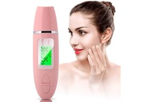 Facial Moisture Oil Tester 0~99.9% with Digital LCD, Precision Skin Sensor Analyzer Display for Detection Skin Condition